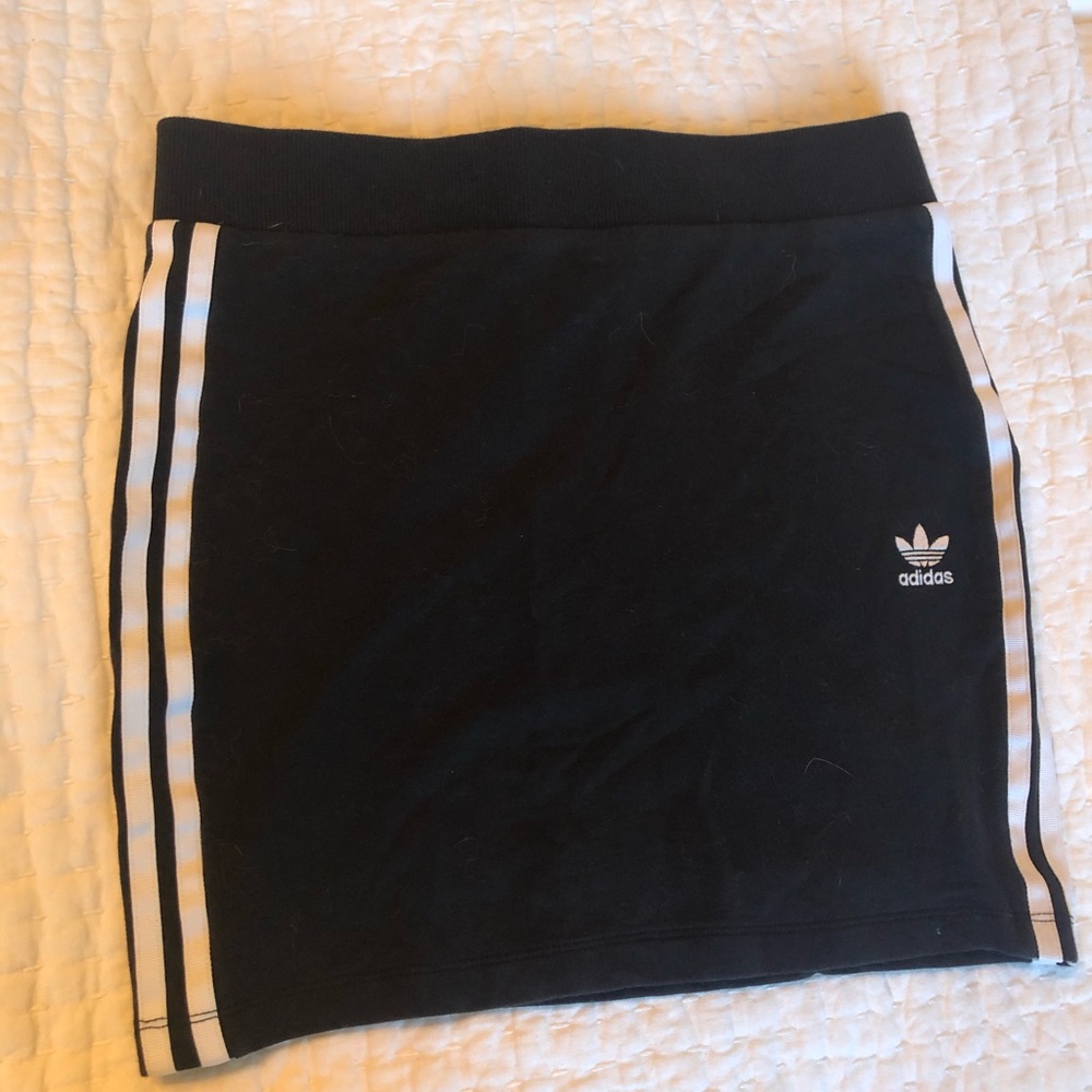 Black Adidas skirt